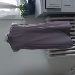 Guniche Grey flap dress with pink buttons y2k